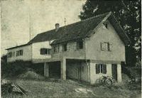 Das Rechberghaus 1960 mit Sonnenterasse